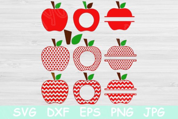 Apple for Teacher Back to School SVG Designs