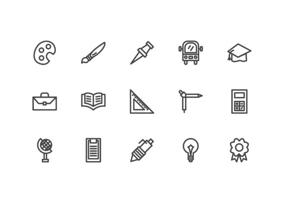 Back to School Line Style Icon Set: A Practical Guide for Designers and Creators