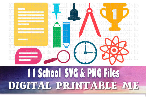 Back to School, Office Supply Icons: A Versatile Creative Resource for Modern Projects