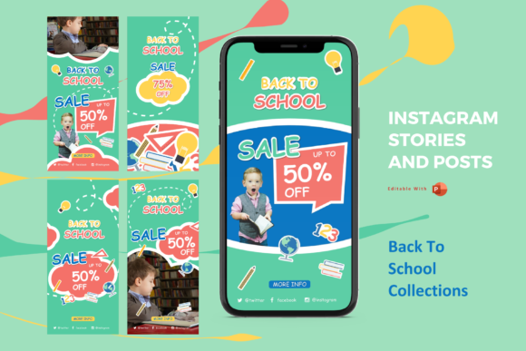 Back to School Promotion Ig Stories Post
