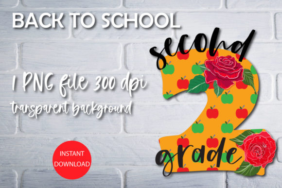 Back to School Sublimation for Second Grade