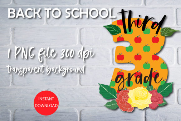 Back to School Sublimation - Third Grade: A Practical Resource for Creators, Teachers, and Small Business Owners
