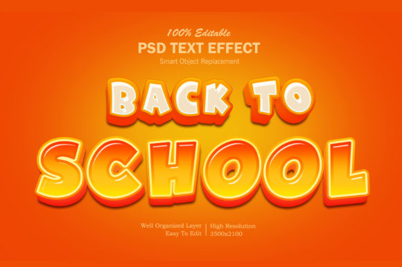 Back to School Text Effect for Designers