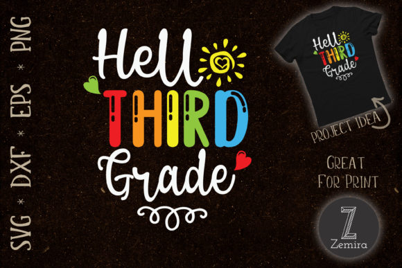 Hello Third Grade Back to School: Design Assets for a Milestone Year