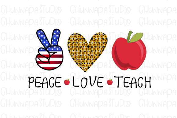 Peace Love Teach Back to School: Creative PNG Ideas