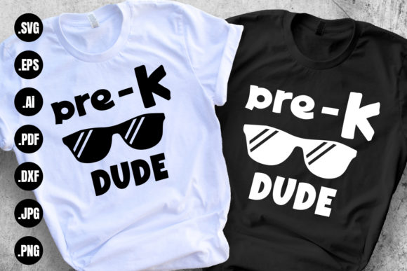 Pre-K Dude SVG for Back to School